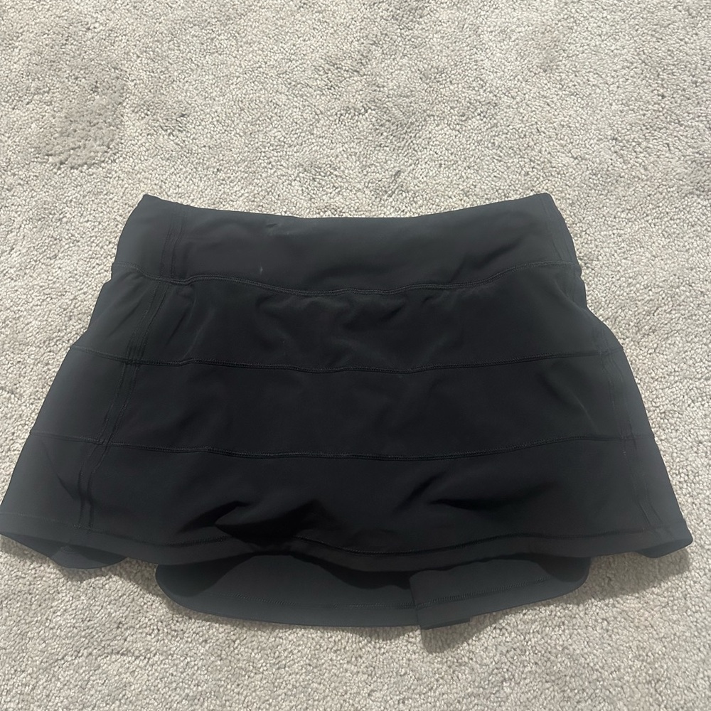Lululemon Athletica Black Skirt Pace Revival